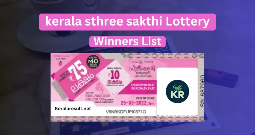 Kerala Lottery Sthree Sakthi Result