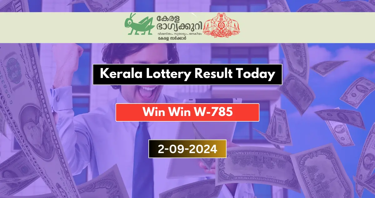 Kerala Lottery Win Win W-785 Result